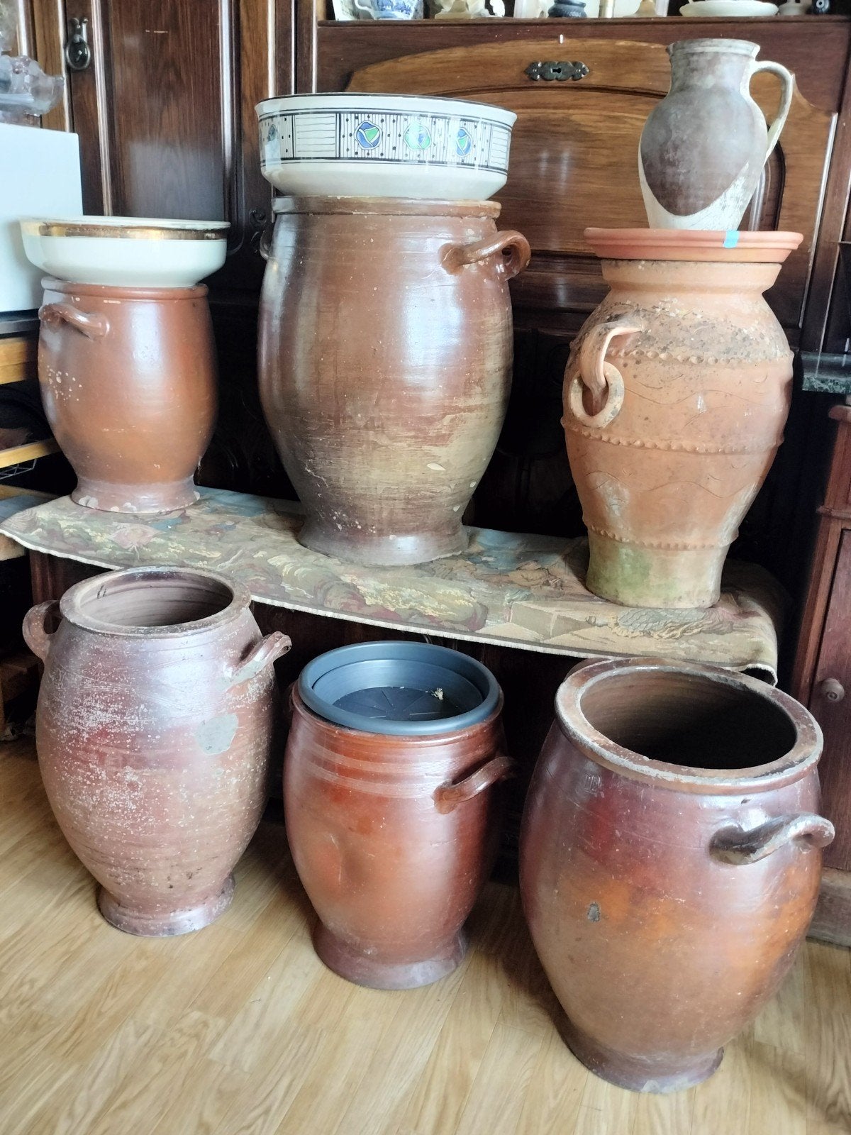 9oude grepotten, Tuin en Terras, Ophalen