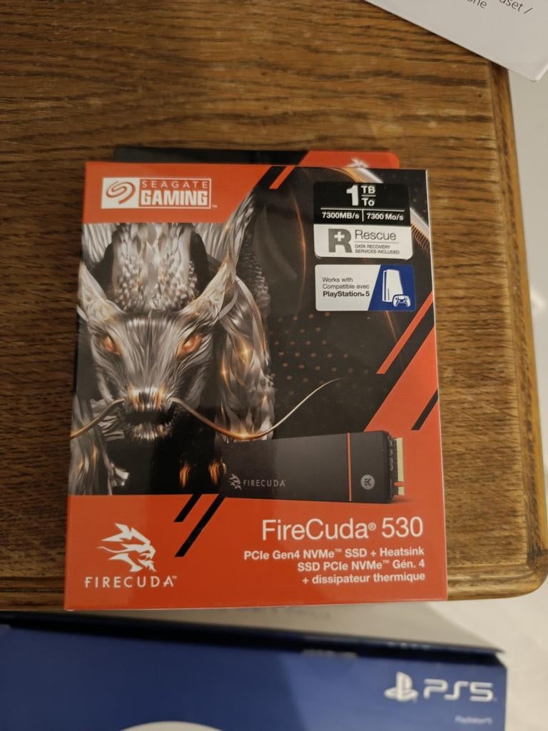 Ssd m2 firecuba 530 1to compatible ps5, Enlèvement
