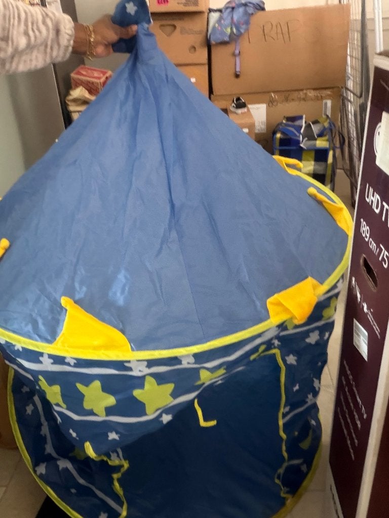 Speeltent, Ophalen, Gebruikt