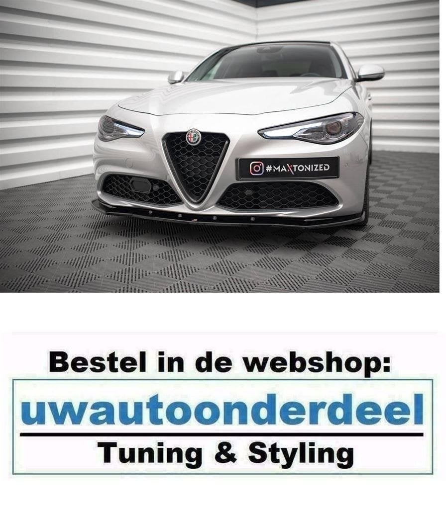 Maxton Design Spoiler Splitter Lip Voor Alfa Romeo Giulia Sp, Envoi