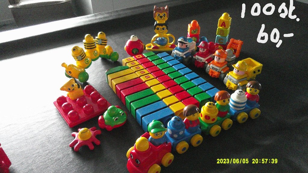 100 stuks Lego primo, baby Duplo, Enfants & Bébés, Jouets | Duplo & Lego, Enlèvement ou Envoi, Comme neuf, Autres types, Lego Primo