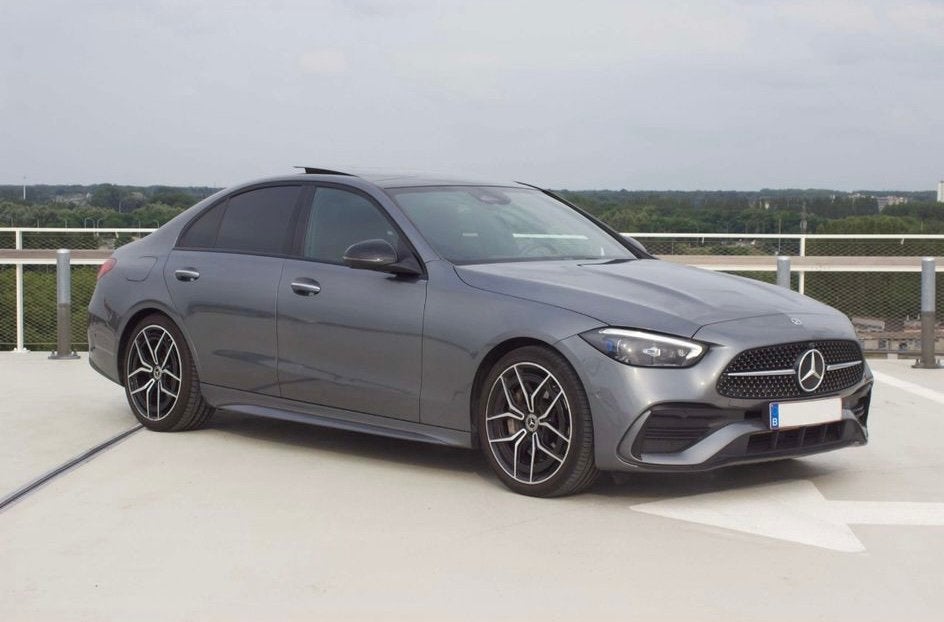 Mercedes benz C300 AMG Line, 258pk, bouwjaar 2022, Auto's, Automaat, 4 deurs, Zwart, Leder