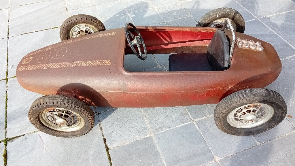 Voiture à pédales Honda F1 d'époque en bon état, Enlèvement