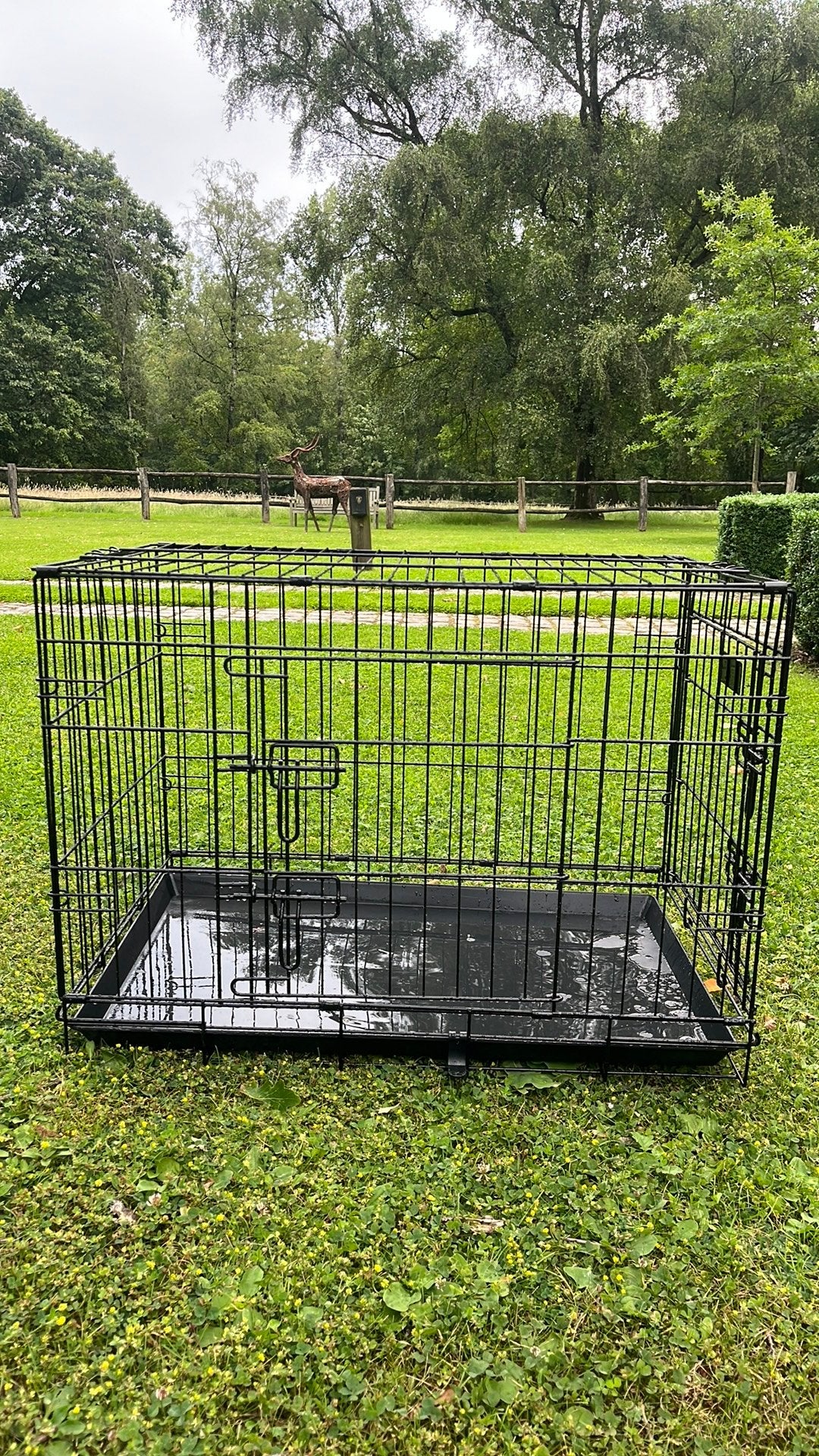 Inklapbare hondenkooi, Dieren en Toebehoren, Ophalen, Hondenkennel, Minder dan 65 cm, Nieuw