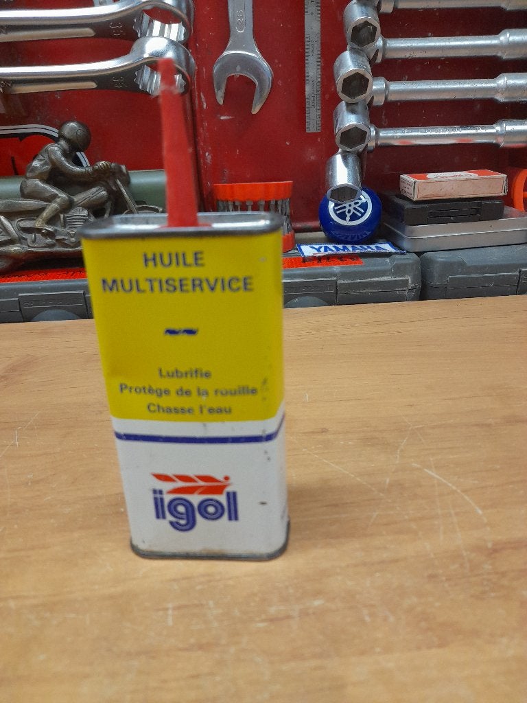 ancienne burette huile vide igol, Envoi, Utilisé, Autres types