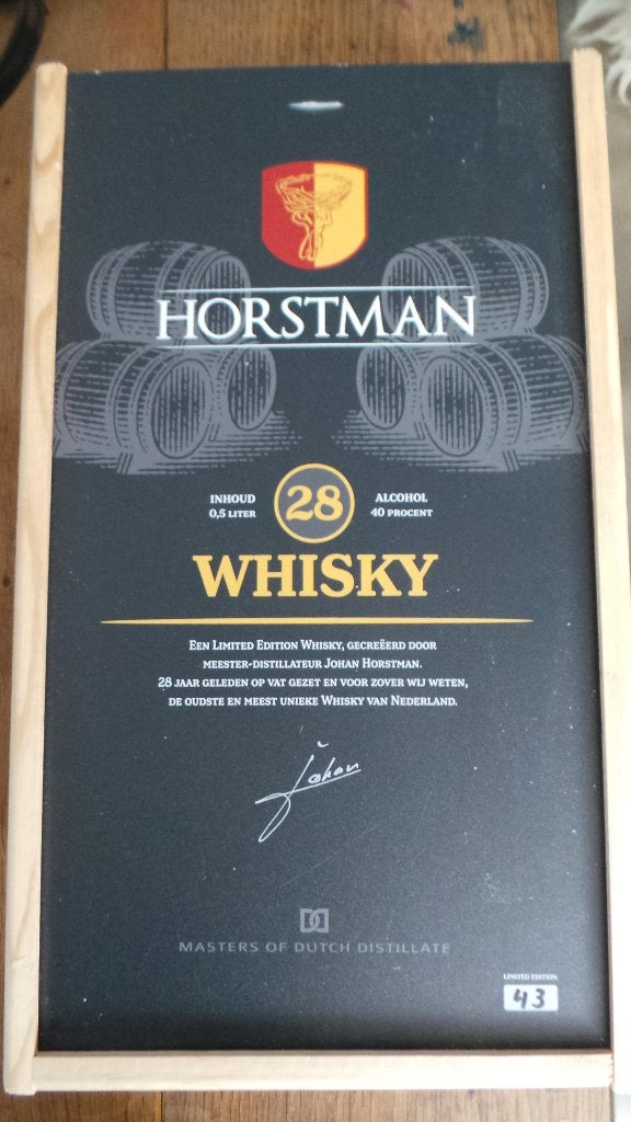 HORSTMAN 28 ANS DE WHISKY, Collections, Neuf, Autres régions, Enlèvement ou Envoi, Pleine