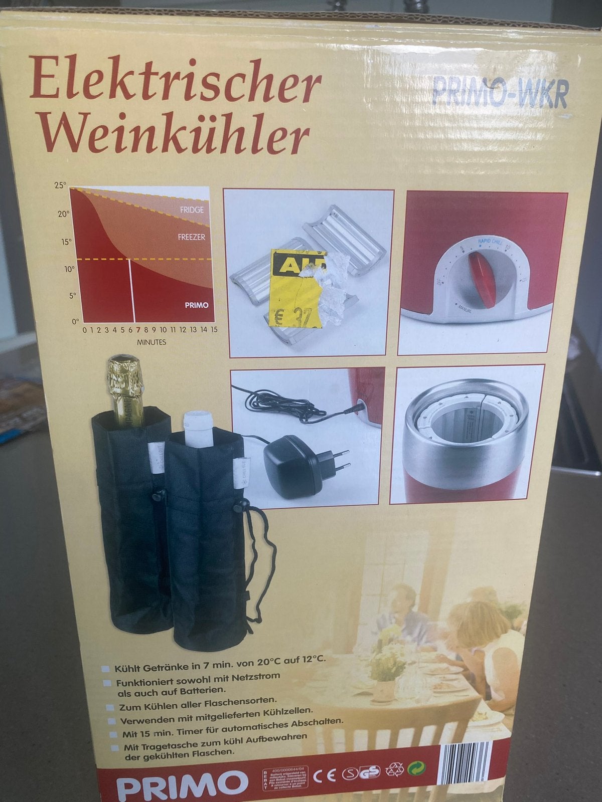Koelemmer champagne wijn, Tuin en Terras, Bestrijdingsmiddelen, Ophalen, Nieuw