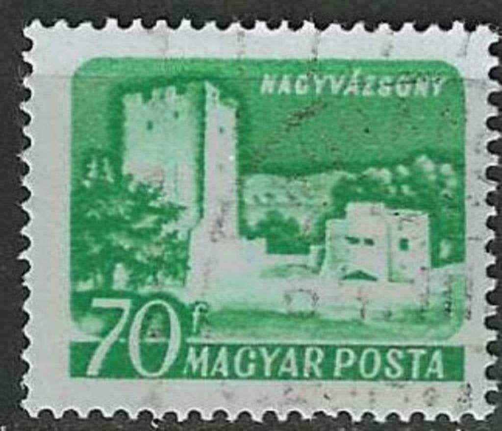 Hongrie 1960 - Yvert 1399 - Châteaux (ST), Envoi, Affranchi