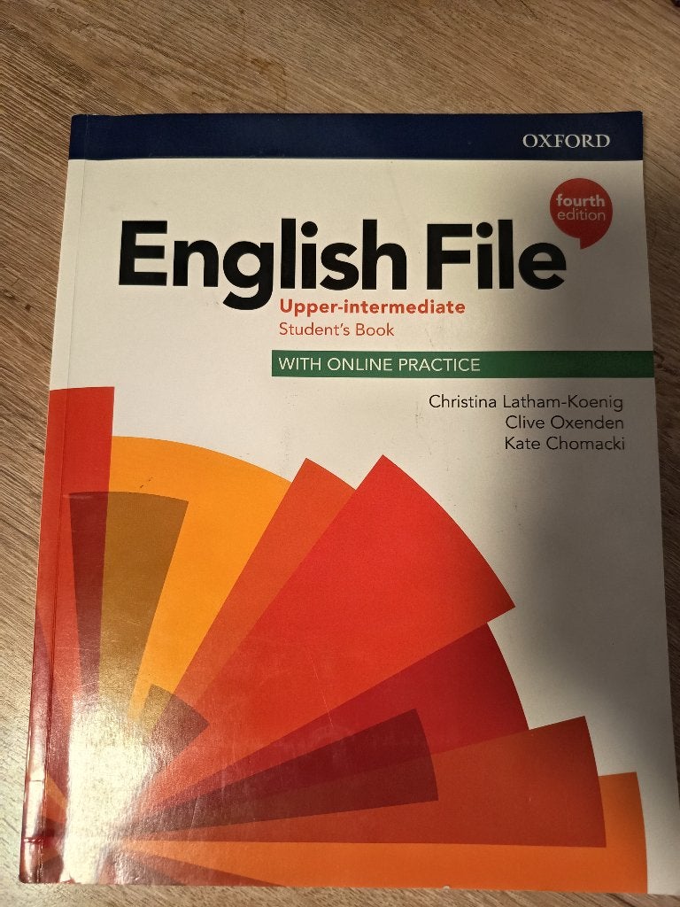 English file Upper Intermediate Fourth edition, Enlèvement, Comme neuf, Secondaire, Anglais
