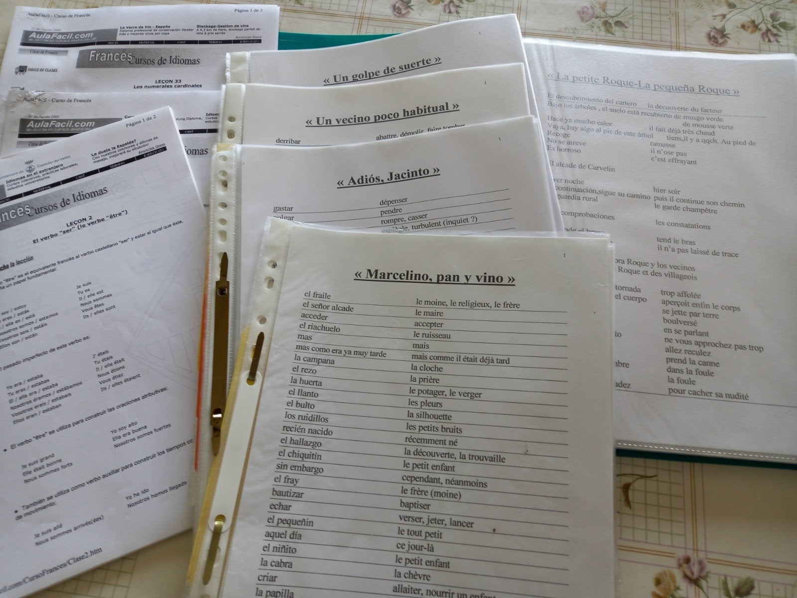 Exercices en espagnol., Hobby & Loisirs créatifs, Enlèvement ou Envoi