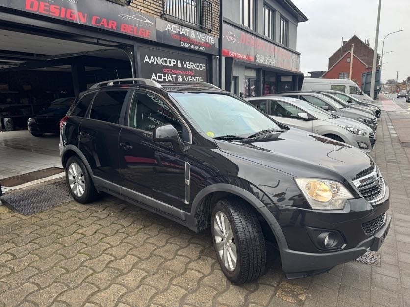 Opel Antara 2.2Cdti 4x4 met 125.000 km 1e Main, Euro 5, Automatische klimaatregeling, Zwart, Zwart