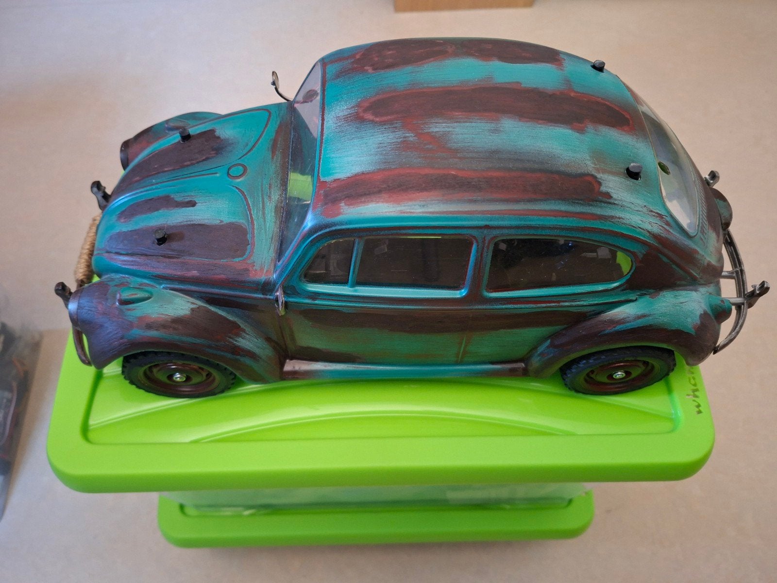 Tamiya Vw Beetle rusty body ( gereserveerd), Hobby en Vrije tijd, Modelbouw | Radiografisch | Auto's, Elektro, Ophalen of Verzenden