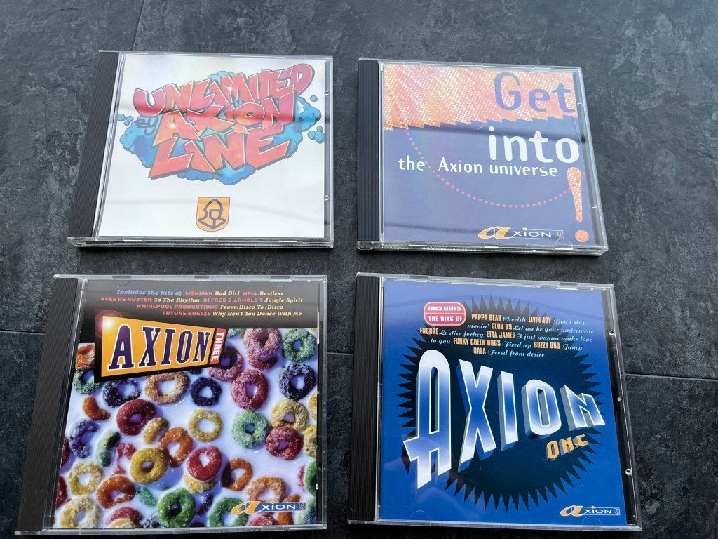 4 CD"s Axion Gemeentekrediet - verschillende artiesten, Enlèvement ou Envoi