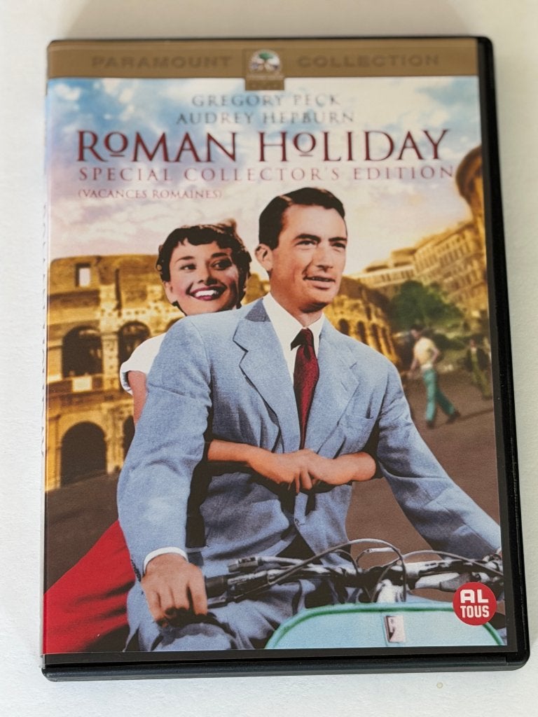 Roman Holiday (Audrey Hepburn, Gregory Peck) DVD, Enlèvement ou Envoi, Tous les âges, Autres genres, Utilisé