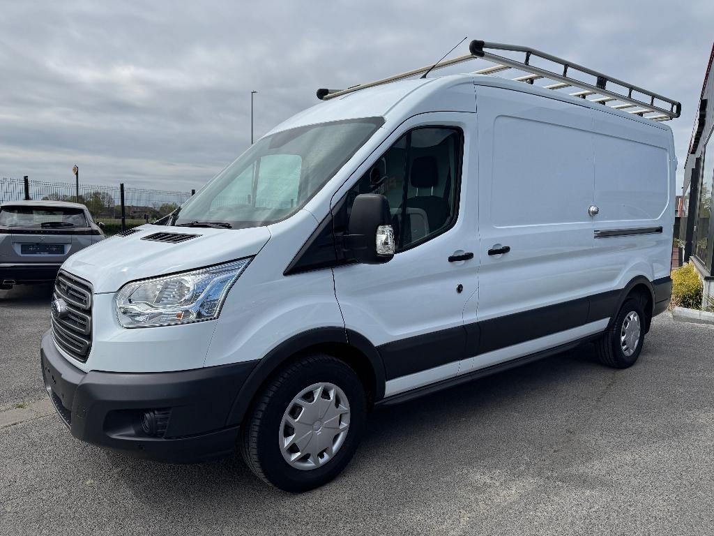 Ford Transit L3H2 2.0 tdci 1st eig ohboek 2 schuifdeuren, Auto's, Bestelwagens en Lichte vracht, Voorwielaandrijving, Stof, 4 cilinders
