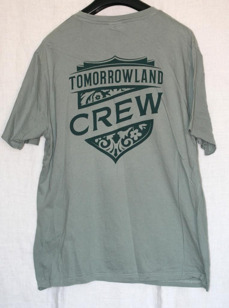 Tomorrowland CREW T-shirt Maat L, Enlèvement ou Envoi, Porté, Taille 52/54 (L), Bleu