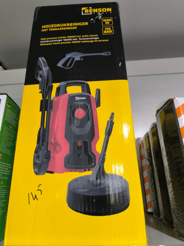 Kit complet de nettoyeur haute pression 135 bar, Enlèvement ou Envoi
