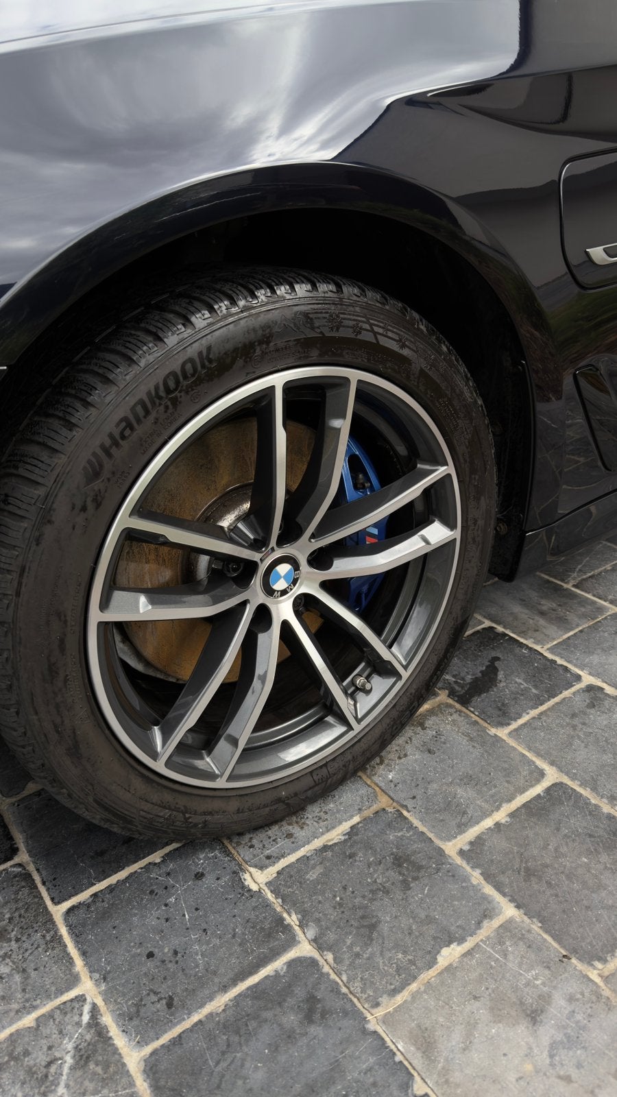 BMW M velgen te koop 18inch + nieuwe winterbanden set /4, Ophalen, Winterbanden, Band(en)