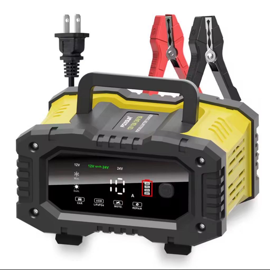 12V/24V intelligente acculader – 7-traps laadtechniek, Auto-onderdelen, Accu's en Toebehoren, Ophalen of Verzenden, Nieuw