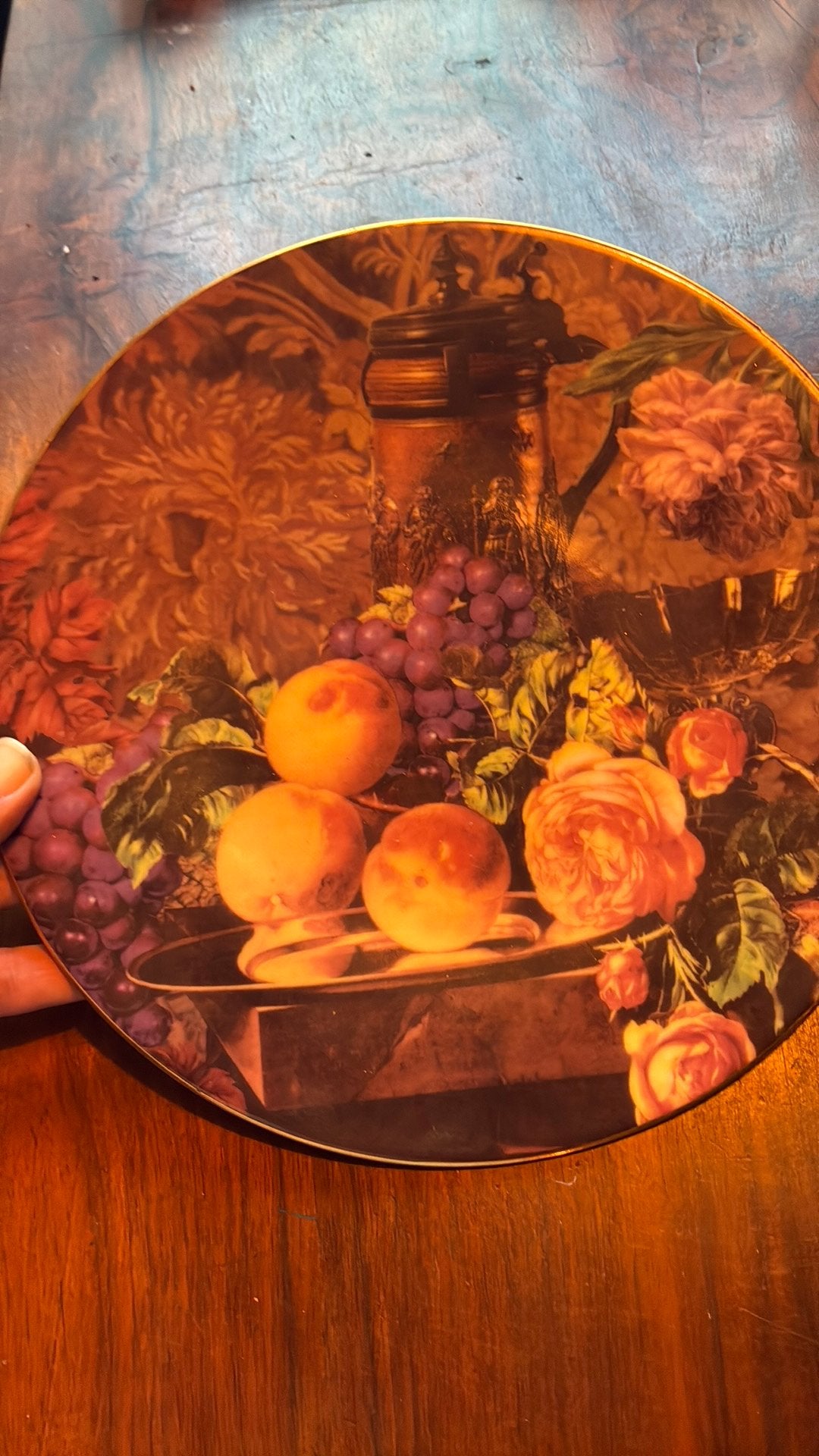Assiette ancienne porselaine, Enlèvement ou Envoi