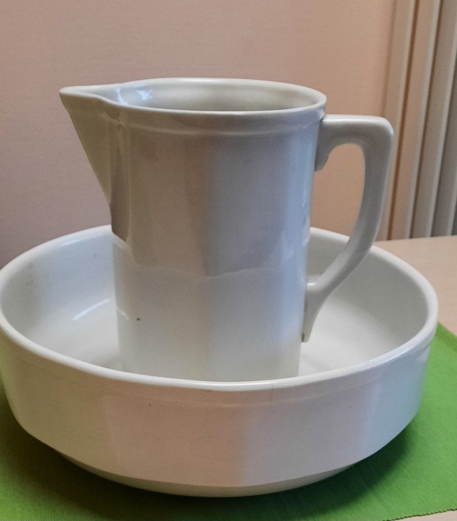 Pot à lampet avec bol, Antiquités & Art, Enlèvement
