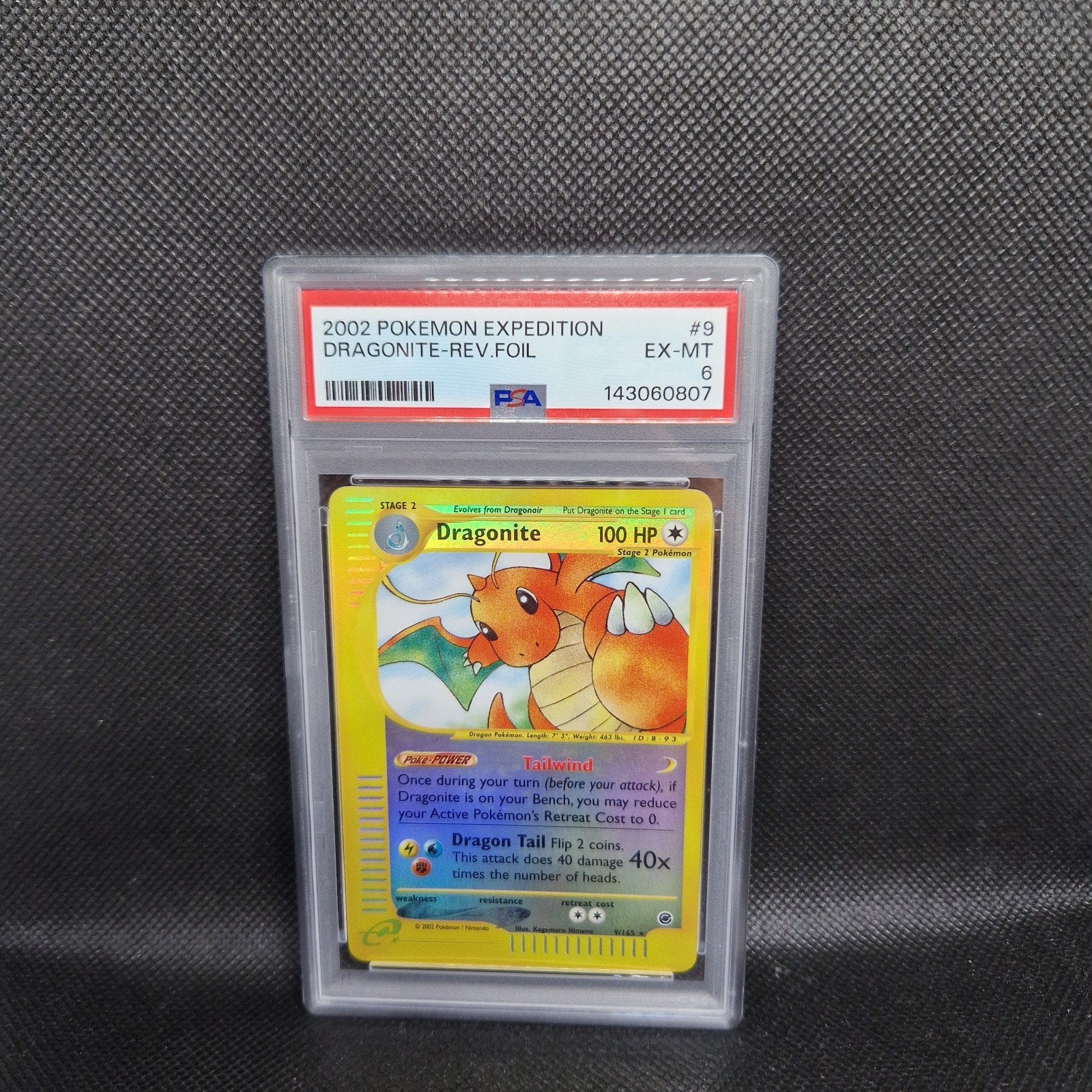 Dragonite Rev Holo Expedition PSA 6, Ophalen of Verzenden