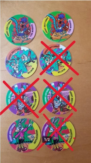 144, 159, 162, 172 de World Flippo avec IA ou IIA, pas tous, Collections, Flippos, Flippos en vrac, World, Envoi