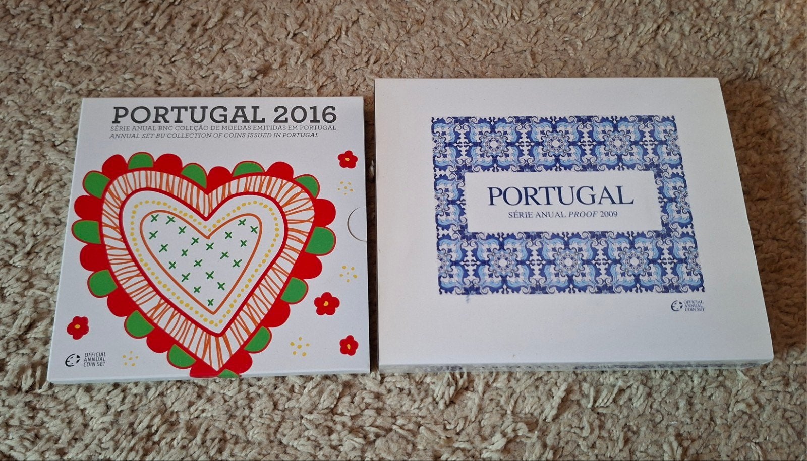 Portugal Eurosets, Ophalen of Verzenden