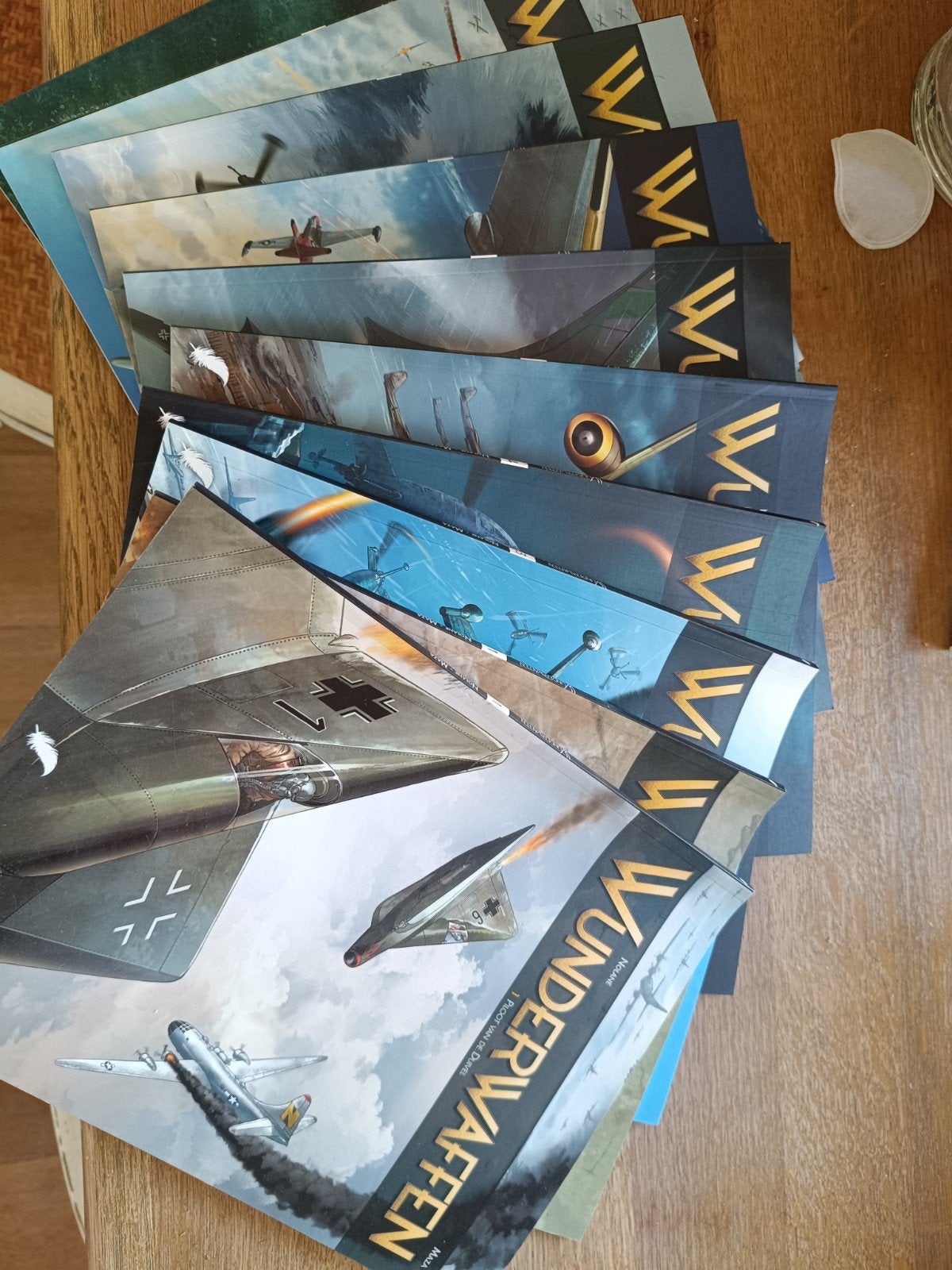 Wunderwaffen, Boeken, Ophalen