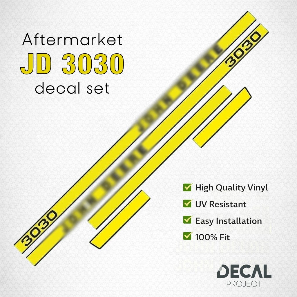 Vervangende Stickers John Deere 3030 - 3140, Envoi
