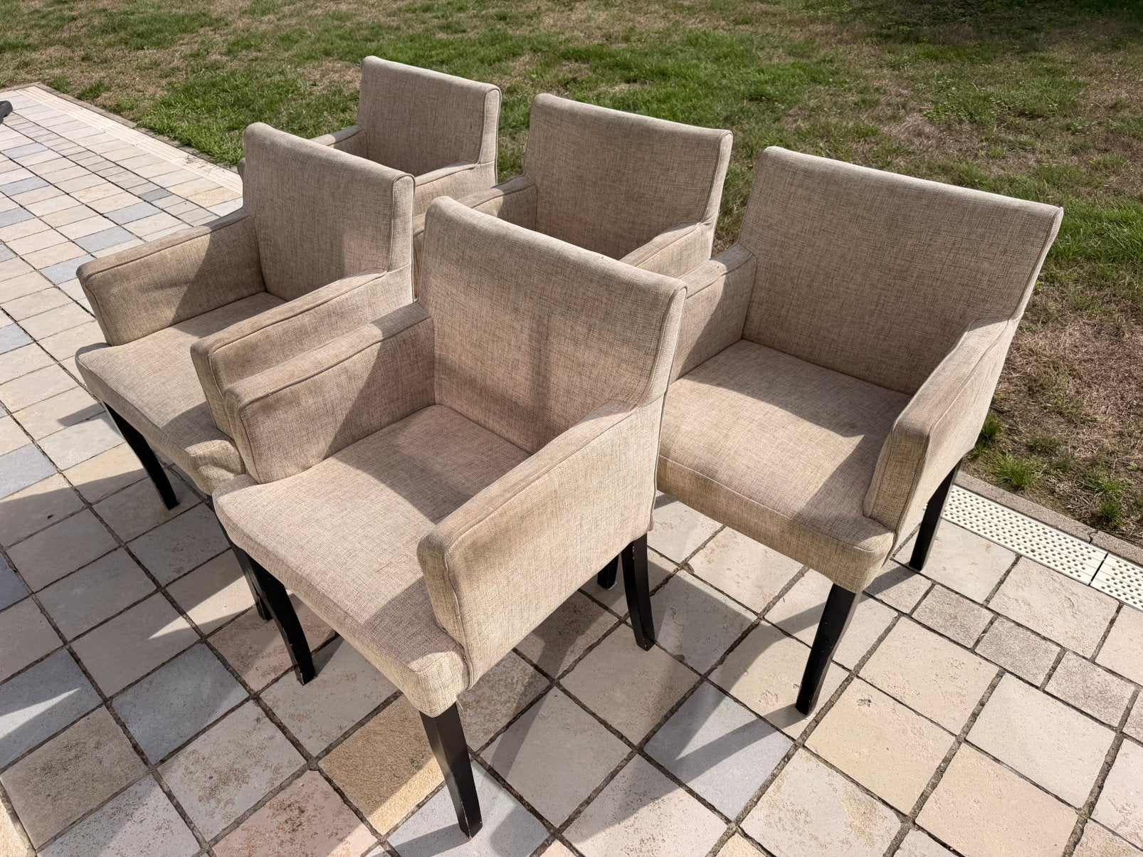 4 (5) stoelen - gratis op te halen, Huis en Inrichting, Ophalen, Gebruikt, Overige kleuren, Vijf, Zes of meer stoelen