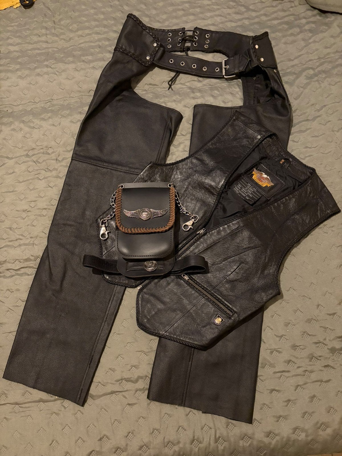 Leuk Dames Harley Davidson setje, Motoren, Ophalen, Overige typen, Harley davidson, Dames