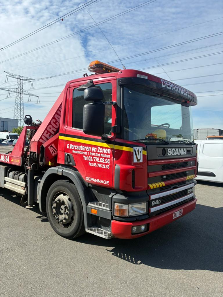 CUILLÈRE DEPANNAGEWAGEN SCANIA PLATEAU CRANE 1997, Autos, Achat, Diesel, Scania, Entreprise