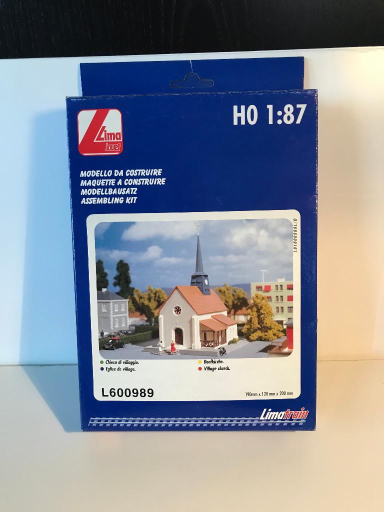 DORPSKERK - LIMA - L600989 - 1:87, Hobby en Vrije tijd, Verzenden, Gelijkstroom of Wisselstroom, Brug, Tunnel of Gebouw, Nieuw