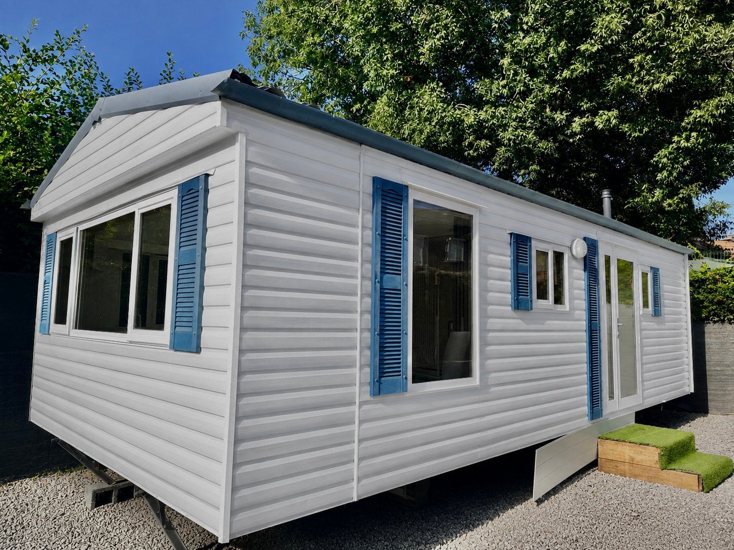 Stanncaravan chalet 3.5mx8