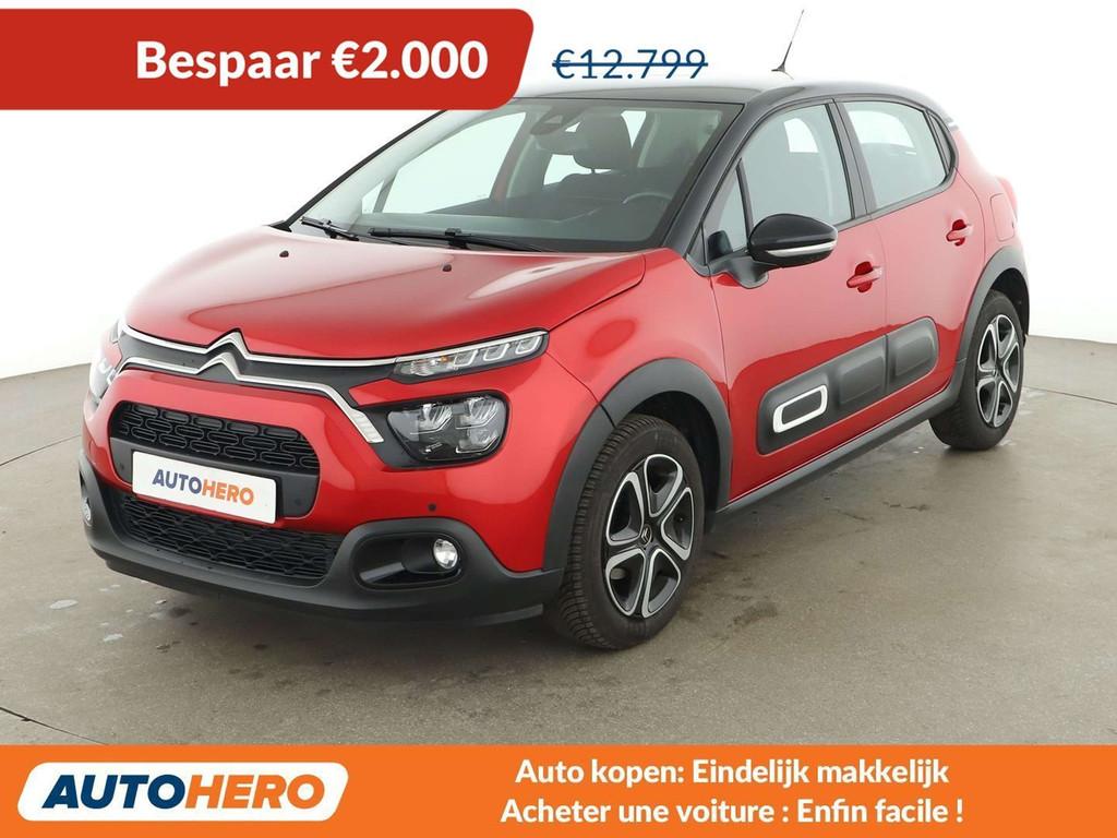 Citroën C3 1.2 PureTech Shine (bj 2022, automaat), Auto's, Citroën, Stof, Gebruikt, 1199 cc, 1165 kg
