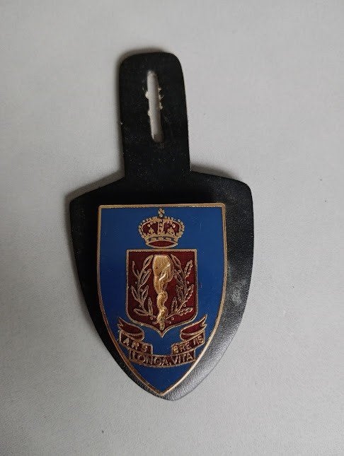 Ancienne breloque A.B.L., Collections, Enlèvement ou Envoi, Armée de terre, Emblème ou Badge