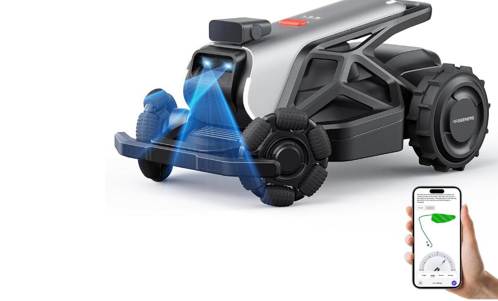 AirSeekers elektrische Robotmaaier nieuw in doos, Jardin & Terrasse, Tondeuses robotisées, Neuf, Plus de 25 cm, Avec capteur de pluie