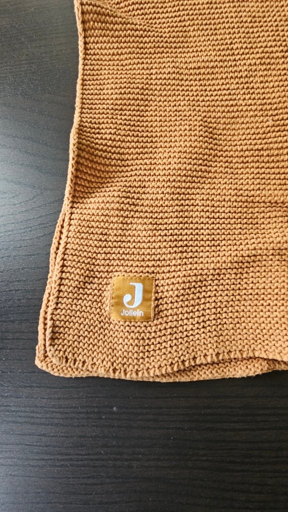 Dekentje Jollein - bruine kleur - tog 1, Kinderen en Baby's, Wasbaar, Gebruikt, Jollein, Ophalen of Verzenden