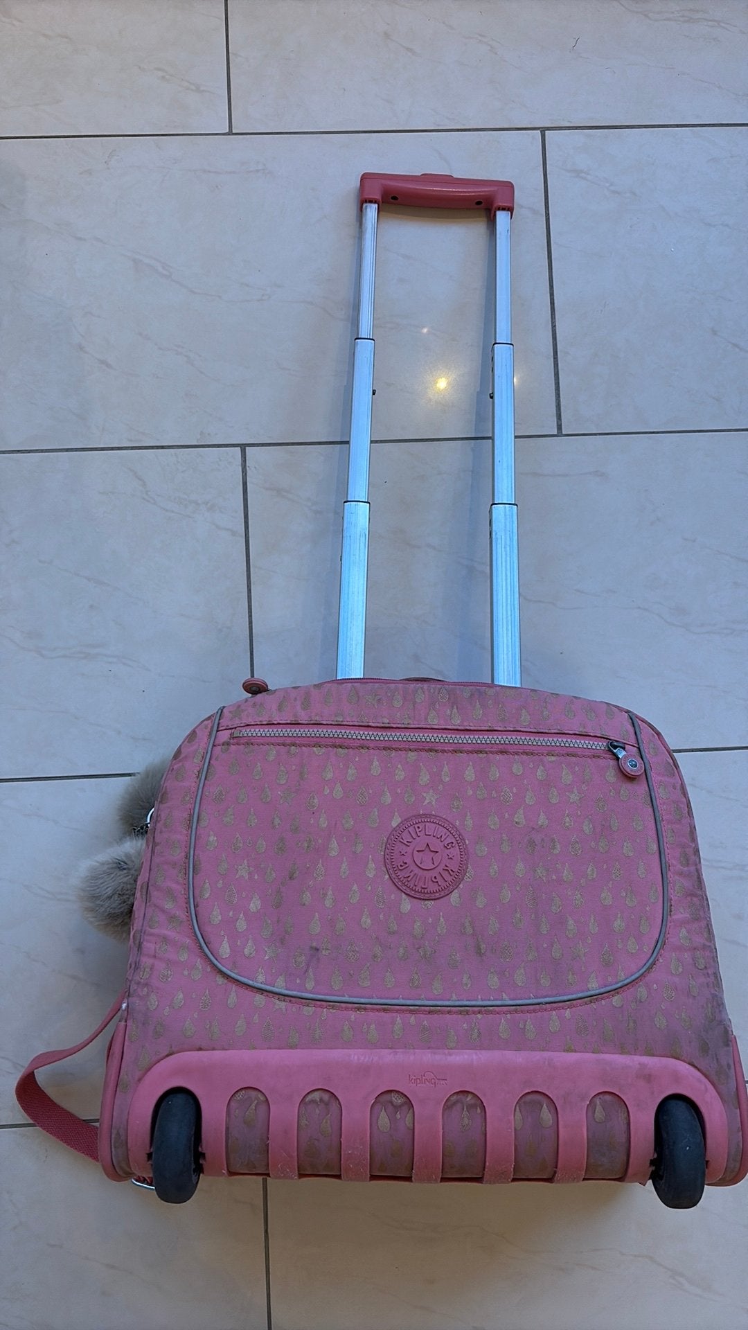 Cartable kipling à roulettes, Bijoux, Sacs & Beauté, Valises, Enlèvement, Utilisé, Roulettes