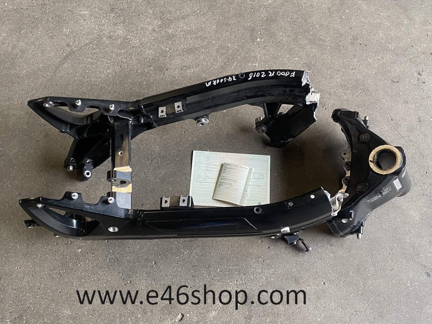 BMW F800R MOTORFRAME MET KENTEKEN  JAAR 2016  F800R 2016 PLA, Ophalen of Verzenden, -, -, -