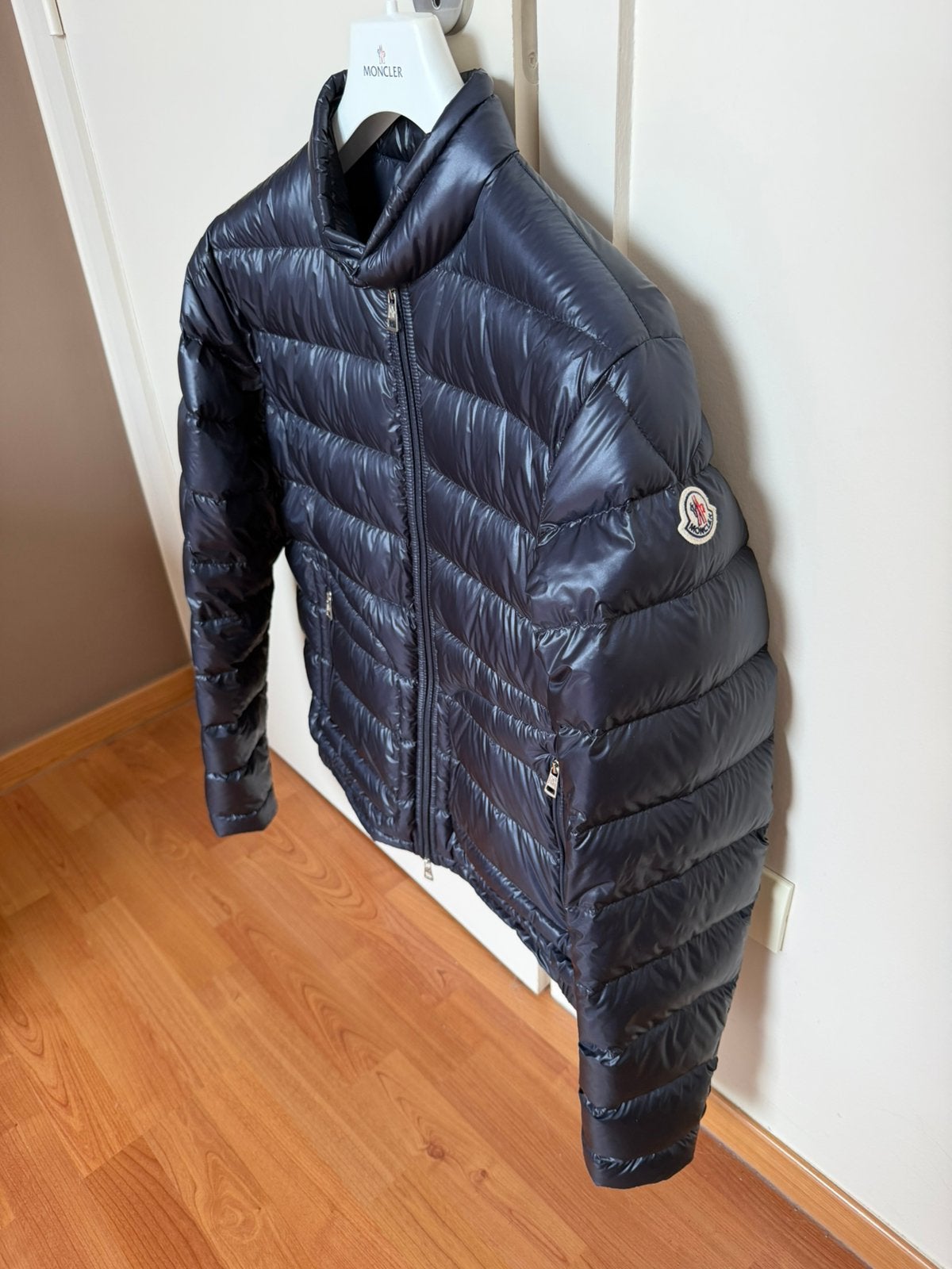 Moncler Acorus in blauw (maat: 4), Kleding | Heren, Ophalen, Zo goed als nieuw, Blauw