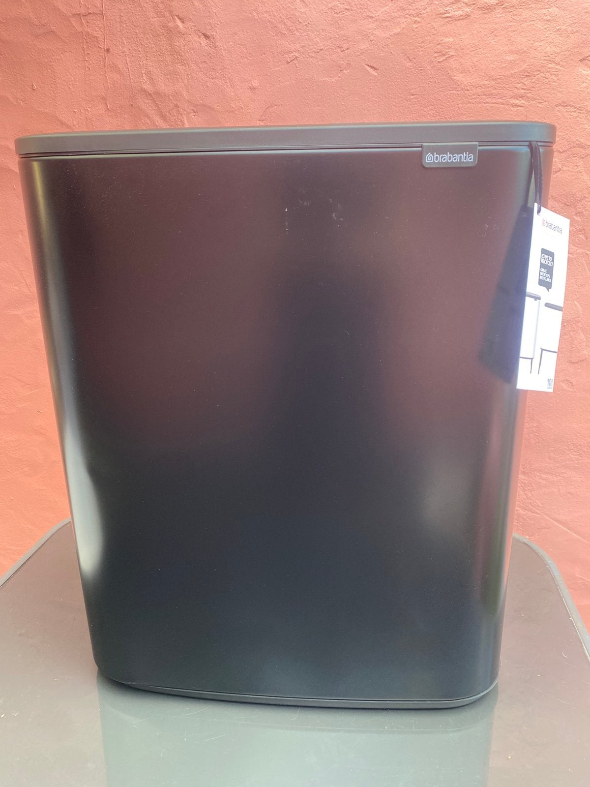 Brabantia Touch mat zwart 60 liter (nieuw!), 50 – 75, Nieuw, 40 liter of meer, Ophalen of Verzenden