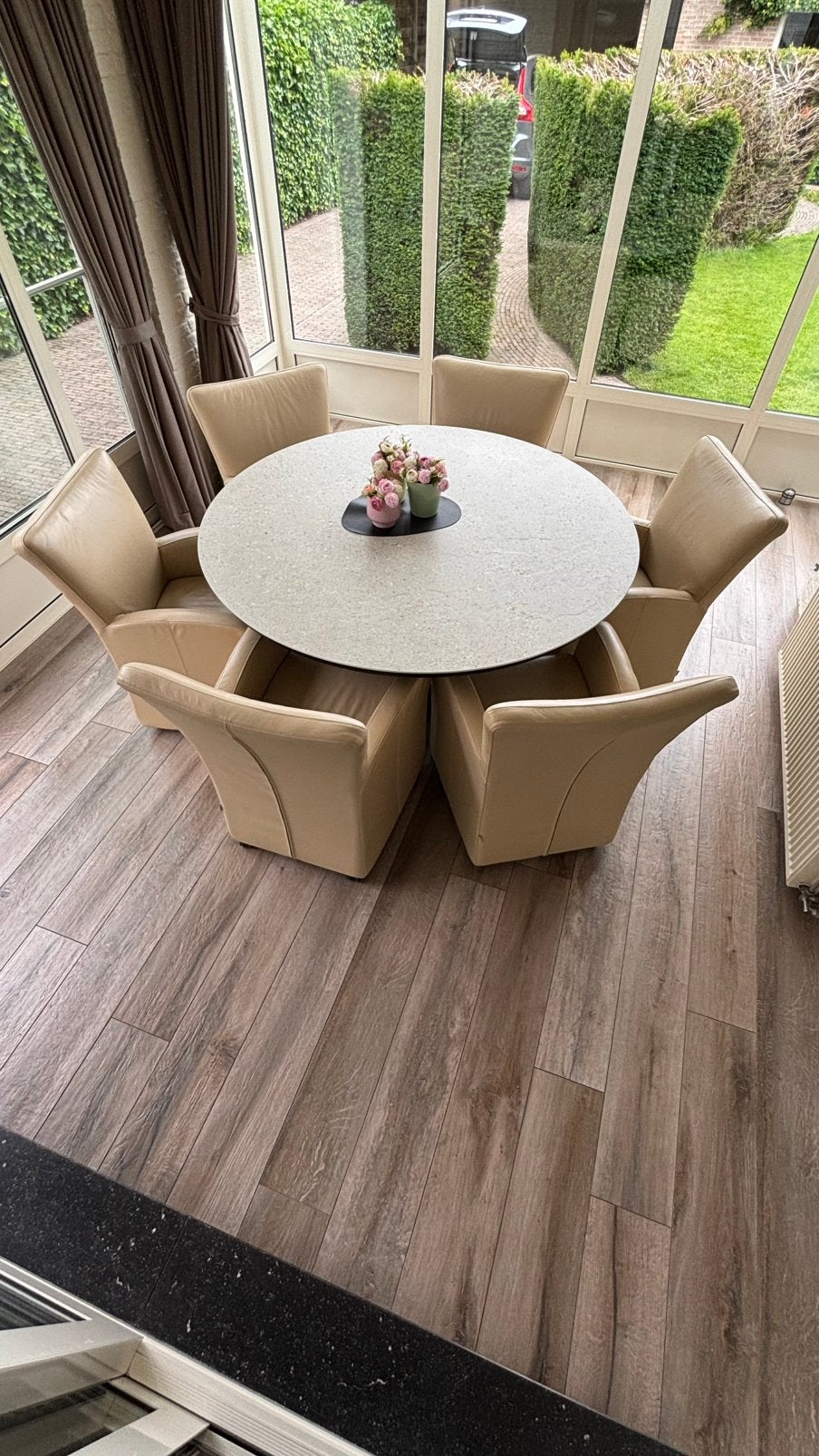 6 mooie stoelen / zeteltjes op wieltjes, Huis en Inrichting, Stoelen, Ophalen, Gebruikt, Overige kleuren, Vijf, Zes of meer stoelen