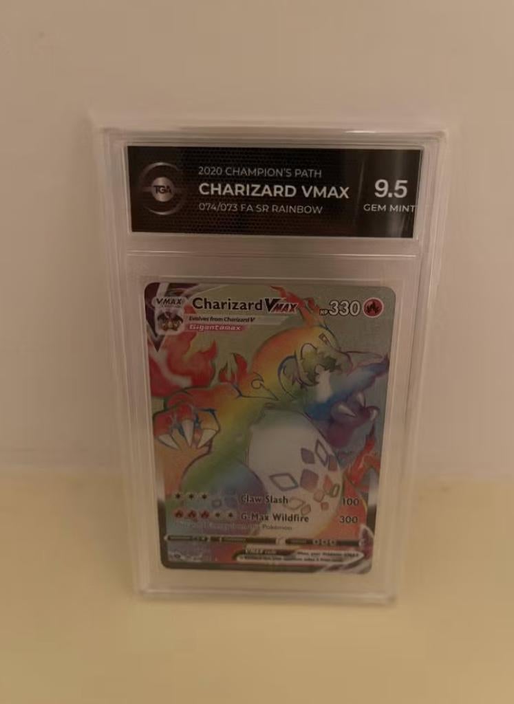 Charizard VMAX - Pokemon Champion's Path TGA 9,5, Hobby & Loisirs créatifs, Jeux de cartes à collectionner | Pokémon, Enlèvement