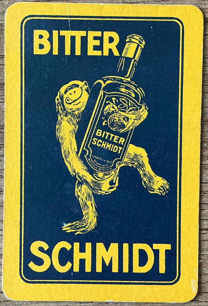 Speelkaart SCHMIDT BITTER, Verzamelen, Speelkaarten, Jokers en Kwartetten, Ophalen of Verzenden, Zo goed als nieuw, Speelkaart(en)