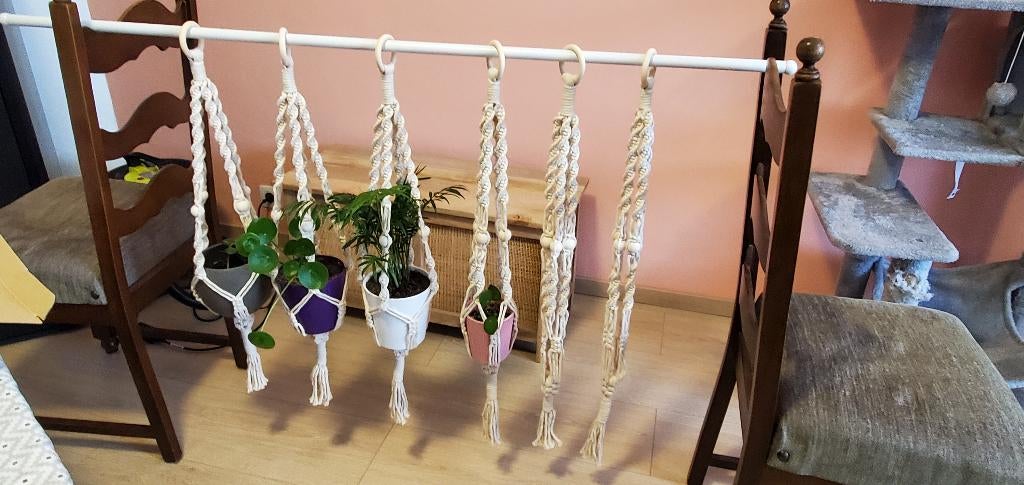 Suspension en macramé, Huis en Inrichting, Woonaccessoires | Wanddecoraties, Ophalen of Verzenden, Nieuw