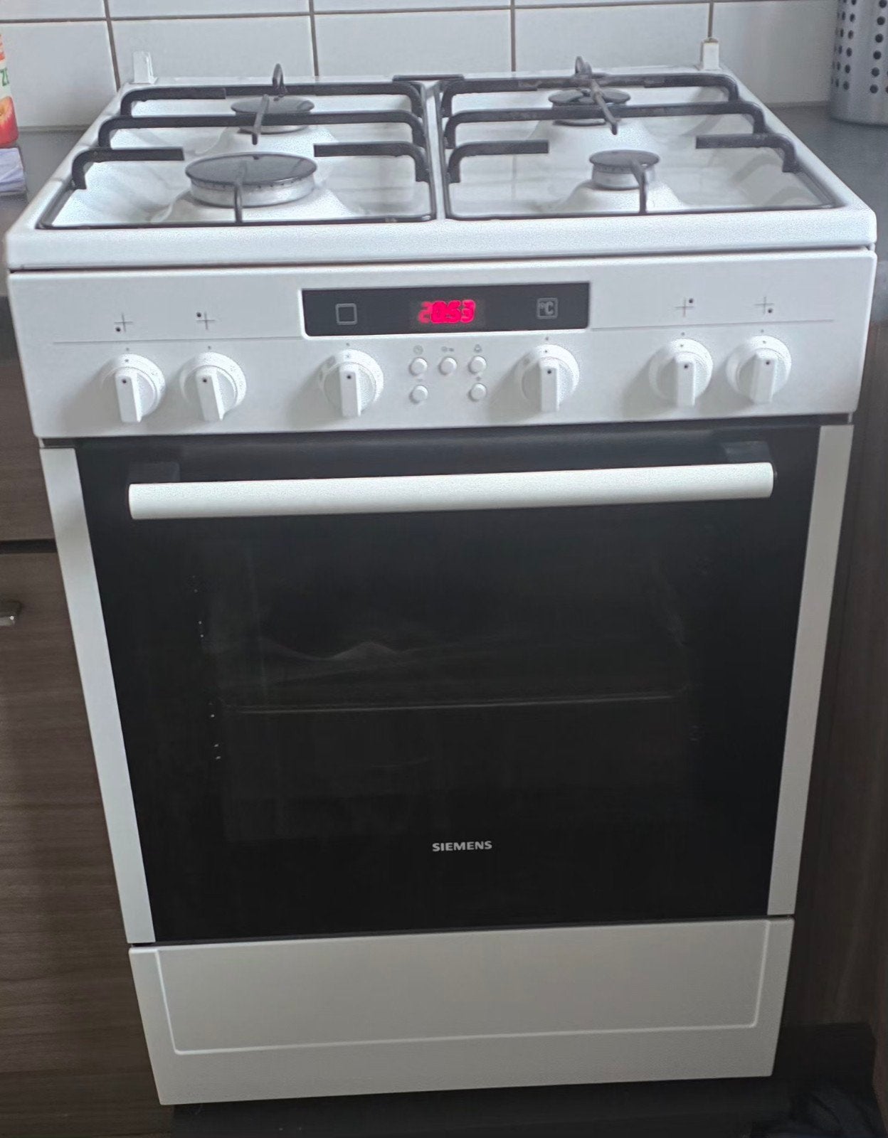 Siemens electrische oven met gas kookplaat  Prijs 100 euro, Elektronische apparatuur, Fornuizen, Ophalen, Gas