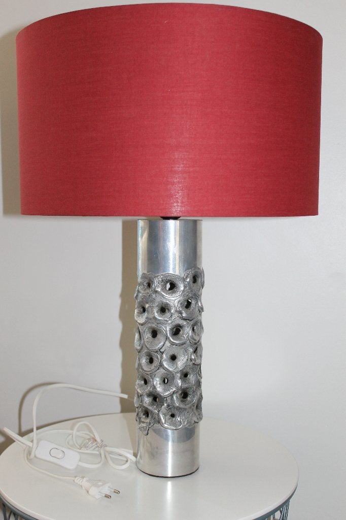 Lampe Willy Luyckx, Lampe d'ambiance, Avec abat-jour, Vintage, Enlèvement ou Envoi