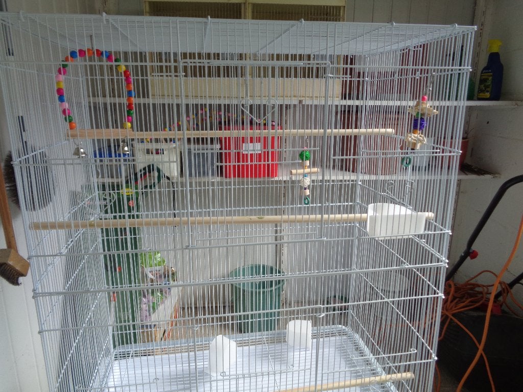 kooi in nieuwe staat, Dieren en Toebehoren, Ophalen, Zo goed als nieuw, Metaal, Vogelkooi